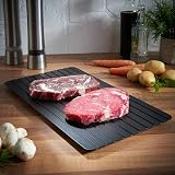 True Face Defrosting Tray 29.5cm x 20.5cm Quick Thaw Aluminium Black view 5