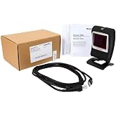 Honeywell Genesis 7580G Hands-Free Omnidirectional Scanner (1D, PDF417 and 2D), Black, with USB Cable, MK7580-30B38-02-A