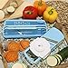 ProPrep 4-In-1 Multi-Function Mandoline Slicer, Julienne & Grater By KooKoo Kitchen - Vegetable Slice Thick & Thin Julienne Stainless Steel Blades - FDA Approved Plastic - Healthy Eating Recipes
