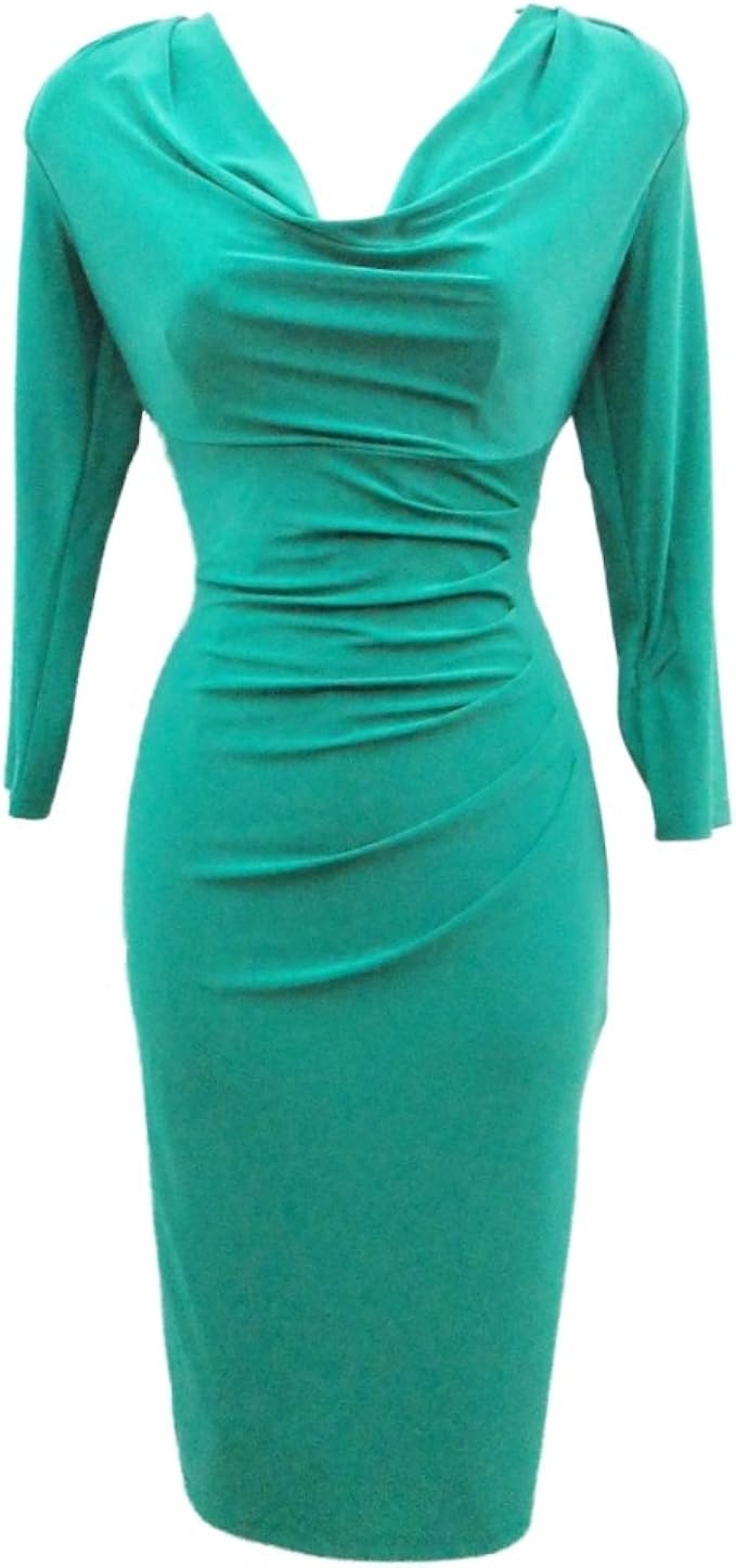 ralph lauren emerald green dress