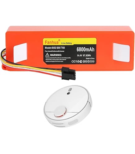 Howtopfor BRR-2P4S-5200S BRR-2P4S-5200D Batteria di ricambio compatibile con MI S50 S51 S52 S55 S4 S5 S5 S6 S7 Series Sweeping Mopping Robot