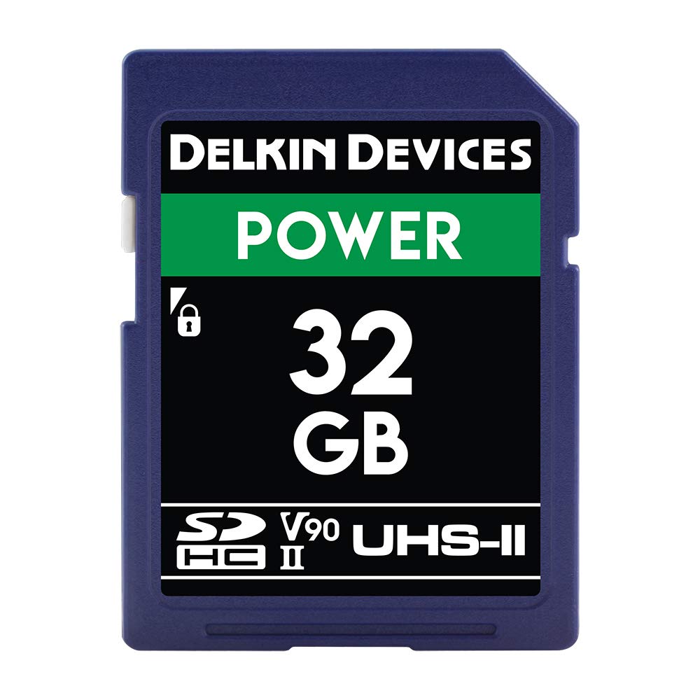 Delkin Devices 32GB POWER SDHC UHS-II (V90) Memory Card (DDSDG200032G)