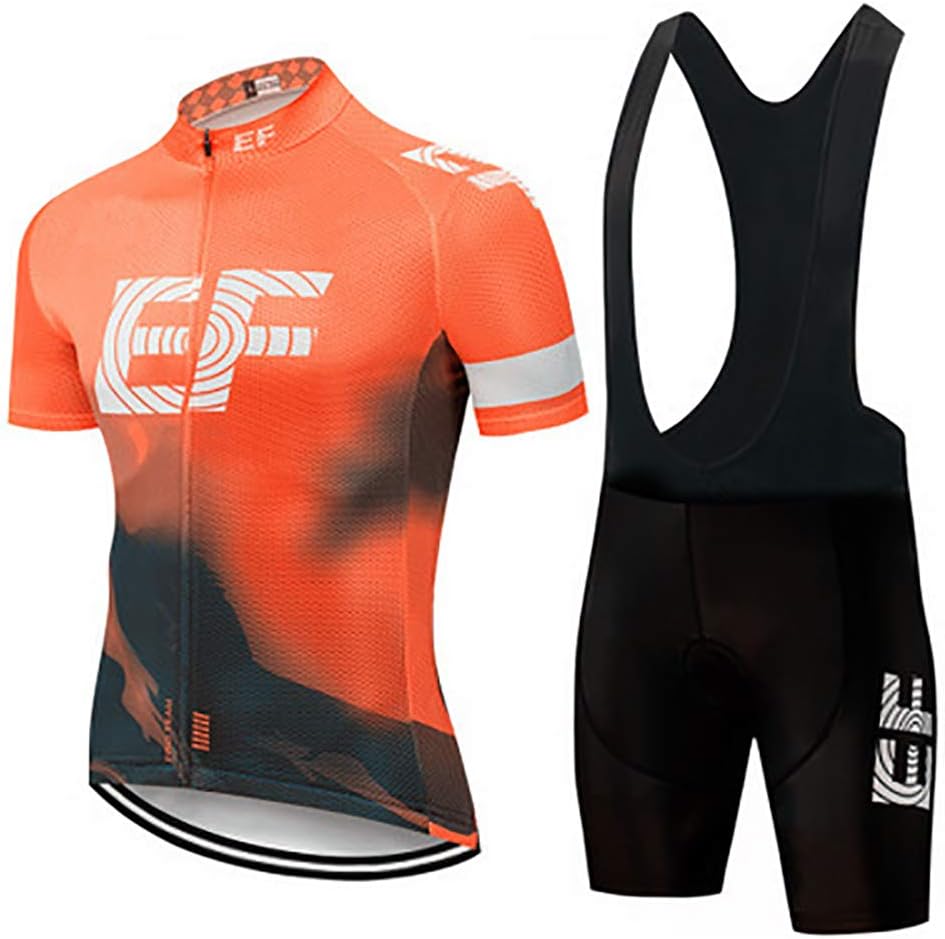 orange cycling jersey womens