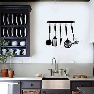 Utensilios De Cocina Pegatinas De Arte Restaurante Cocina Vinilos