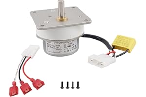 MICCIKA 812-4421 Auger Feed Motor Heatilator Compatible with CAB50 PS35 PS50 7000-500 PH Replacement for Quadra-Fire Part 812-4421/812-4420 2.4RPM 120V Auger Feed Motor