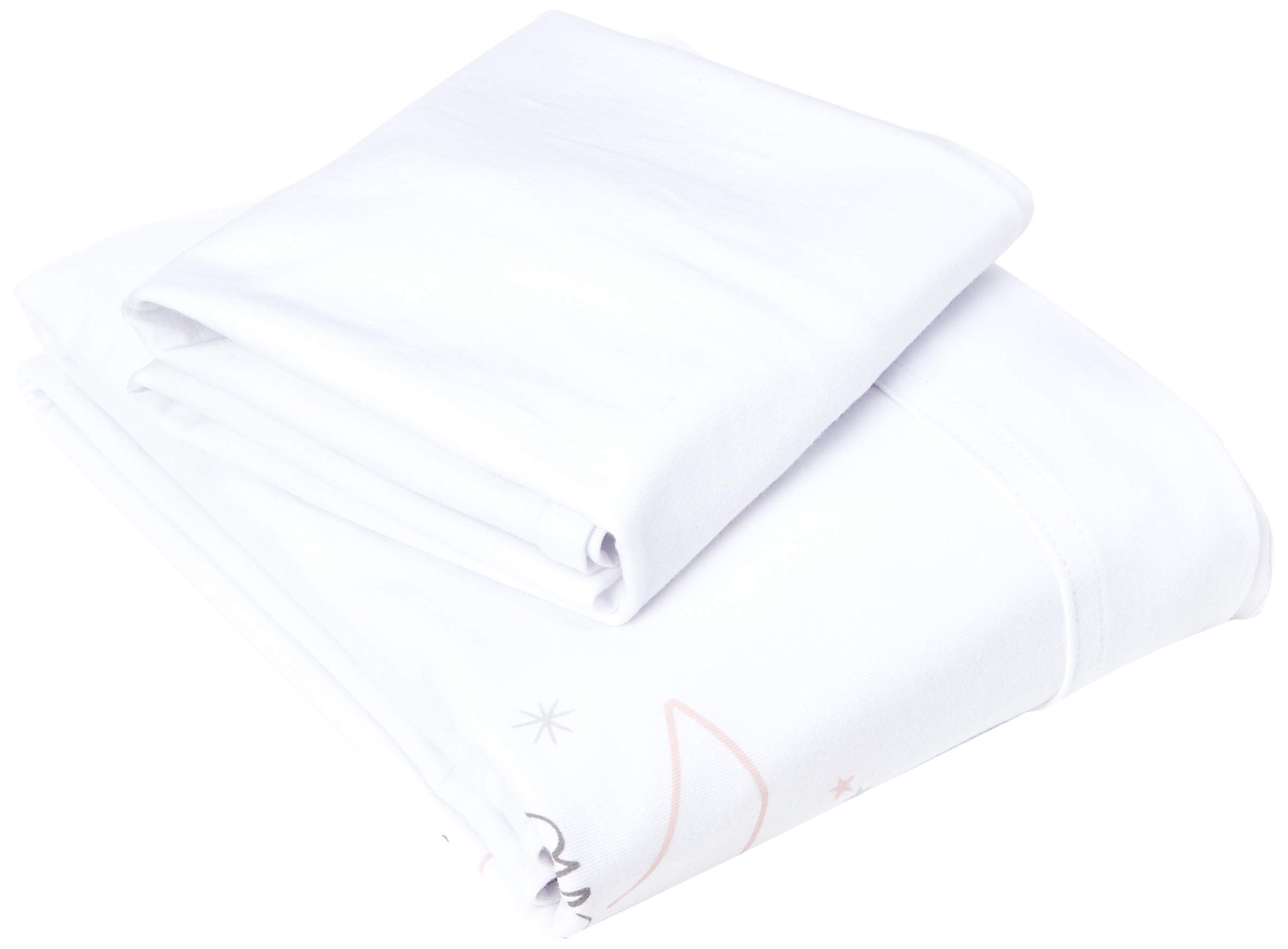 Bright Brands Sportsgoods Tript.Pto.Cot 683 Star 018 14 Sheets, Girls