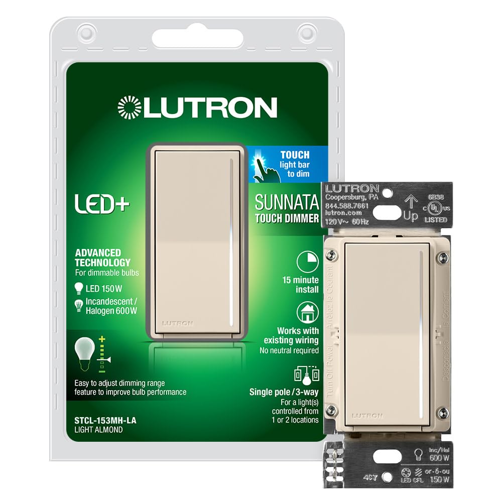 Lutron Sunnata Touch Dimmer Switch with