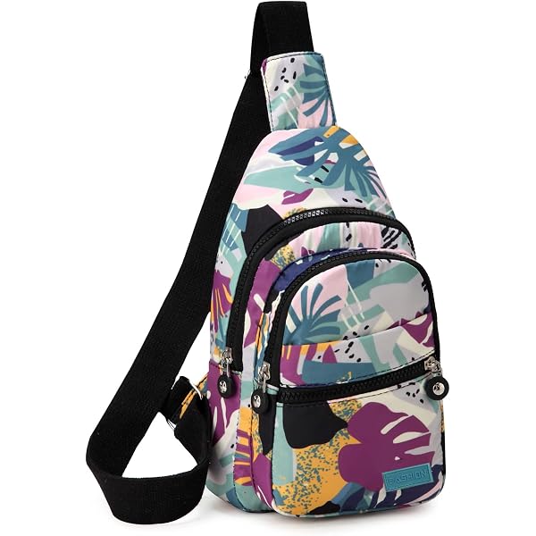 Amazon.com: GFLFMXZW Watercolor Peacock Cross Chest Bag  display picture 2