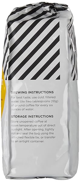 AMAZON FRESH, JUST BRIGHT WHOLE BEAN COFFEE, LIGHT ROAST, 12 OZ
