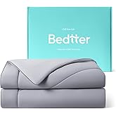 Bedtter® Luxe Cooling Comforter Full/Queen, Cooling Blanket for Hot Sleepers, Q-Max>0.46 Sorona and Tencel Filling, Double-Sided Cold Breathable Lightweight Blanket, 90"x90", Gray