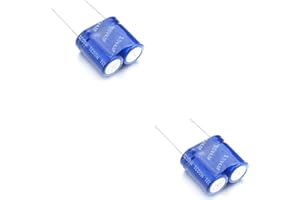 GUMP'S GROCERY 2PCS 5.5V 4F 2pins Super Farad Capacitor Combination for Fast Charging 132623mm