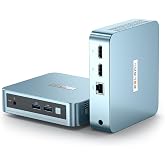 PELADN Mini PC, N5095,8GB DDR4/256GB SSD for Home Business | Dual HD,Mini Desktop Computer,WiFi5 4K/60Hz Dual-Display USB3.2/BT4.2 Mini Computers