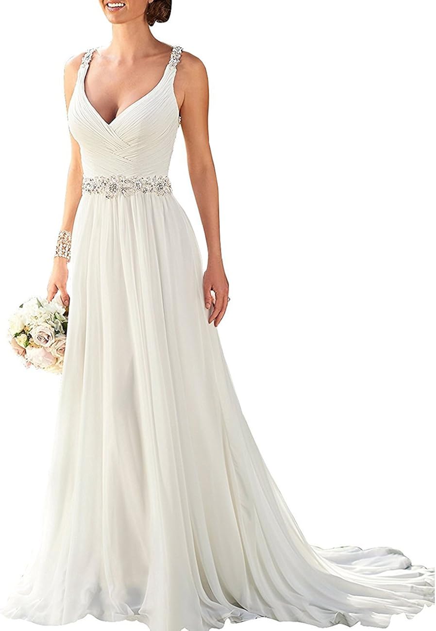 beach wedding dresses 2018
