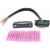 MITOB OBD2 J1962 Female to Open Pigtail Cable Bracket OBDii Port Replacement Cable 1ft/30cm