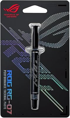 ROG RG-07 Performance - Kit de Pasta térmica de Alto Rendimiento, fácil aplicación, difusión Suave, conductividad térmica Premium, Alta Resistencia, para máximo Rendimiento y Control de