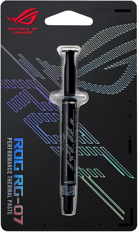 ROG RG-07 Performance - Kit de Pasta térmica de Alto Rendimiento, fácil aplicación, difusión Suave, conductividad térmica Premium, Alta Resistencia, para máximo Rendimiento y Control de