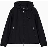 Armani Exchange mens Twill Hooded Jacket