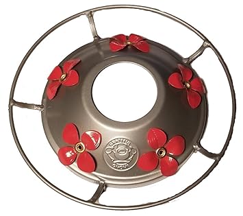 Grateful Gnome Metal Top With Round Perch And 5 Flower Ports For