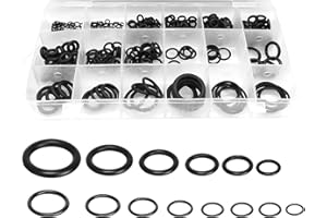 270 Pcs Rubber O Ring Kit, 15 Sizes O-Ring Assortment Sealing Kit for Plumbing Automotive and Faucet Repair