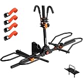 Soarify Platform 2 EBike Rack for Car Hitch Bike Rack for SUV RV Trucks Carrier Bicycle Car Racks 2-inch Receiver (EBIKE Rack)
