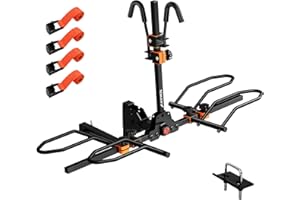 Soarify Platform 2 EBike Rack for Car Hitch Bike Rack for SUV RV Trucks Carrier Bicycle Car Racks 2-inch Receiver (Ebike Rack)