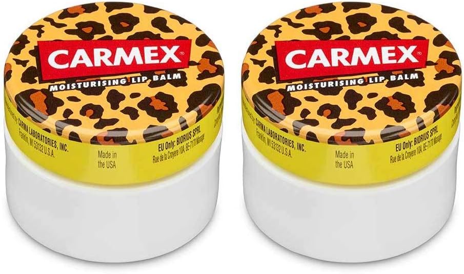 Carmex Moist Lip Balm Pot Wild Edition 7.5g Pack of 2