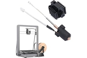 Diydeg 3D Printer Hotend Kit for Ender 3 V3 Plus, 0.4mm Quick Swap Nozzle 60W Hotend Print Head Ceramic Heater Hot End Kit wi