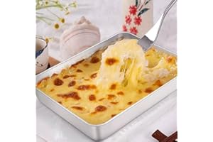 2 Pack of Heavy Duty Non-Stick Baking Sheet, Professional Stainless Steel Baking Tray Rust Free & Mirror Finish, Easy Clean &