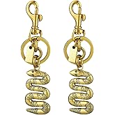 LSBDJDL Cute Snake Keychain Car Accessories Key Clip Bag Charms Purse Charm For Handbags Keychain For Women