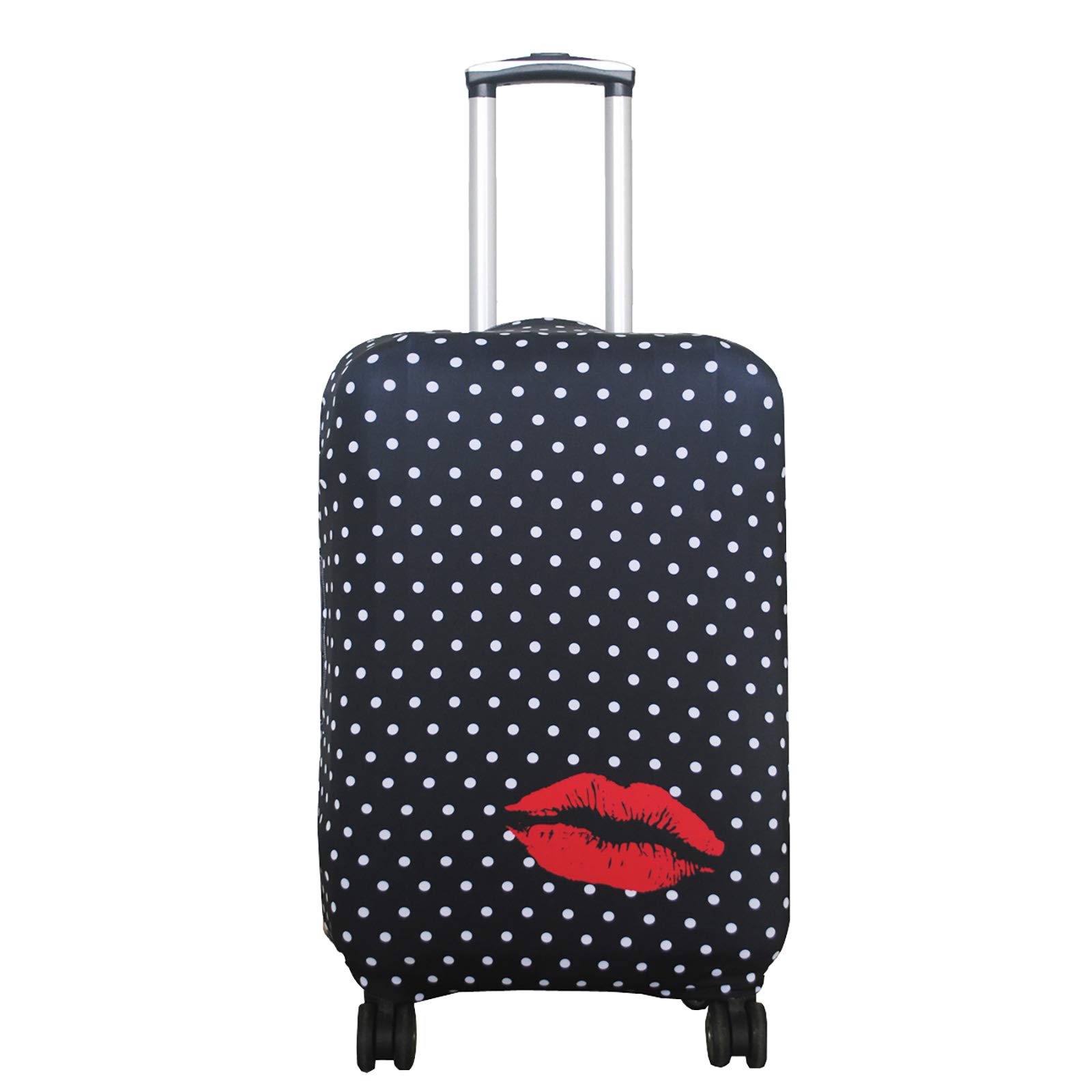 Photo 1 of Explore Land Travel Luggage Cover Suitcase Protector Fits 18-22 Inch Case (Polkadot, S)
