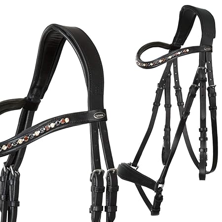 Heinick-Reitsport Comfort Trense hannoveranisch Schwarz ~ Lugano ~ WB VB
