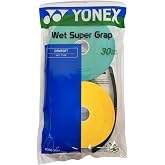 Yonex Wet Super GRAP Tennis Racquet Overgrip (Green/Yellow) &ndash; 30-Pack in Multipacks (1-6 Packs Available)