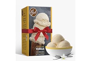 Triple Scoop - Premium Vanilla Ice Cream Mix For Ice Cream Maker. Simple, Easy, Delicious. From Gourmet Mix To Maker in 5 Minutes, Makes 2 Creamy Quarts. Made in USA. (1 Pack, Vanilla)