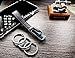 Mehr USB Flash Drives & Detachable Car Keychains, Genuine Leather Valet Key Chains, Black Blue USB Gift Set