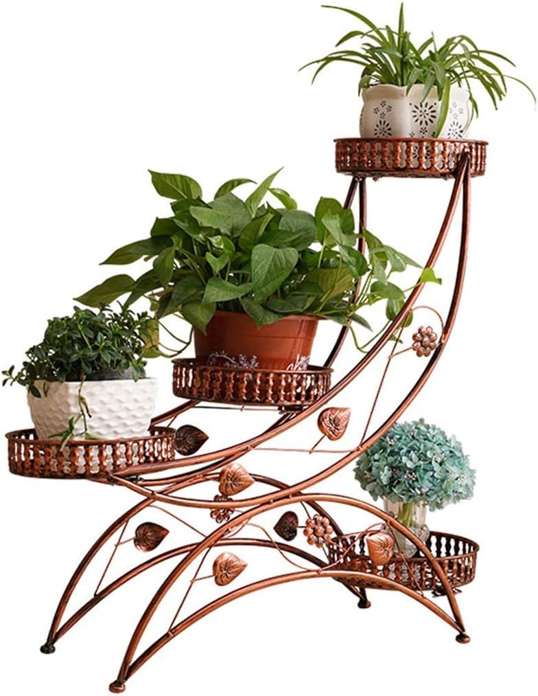 Metal Plant Shelf 4Shelf Shelf For Indoor And Outdoor Plant Flowers
