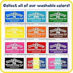 READY 2 LEARN Washable Stamp Pad - Red - Non-Toxic