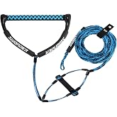 Swonder Wakeboard Rope 75ft - Water Ski Rope with Double Handle - 4 Sections Boat Tow Rope for Kneeboard, Wakeboard, Water Ski, and Tubing
