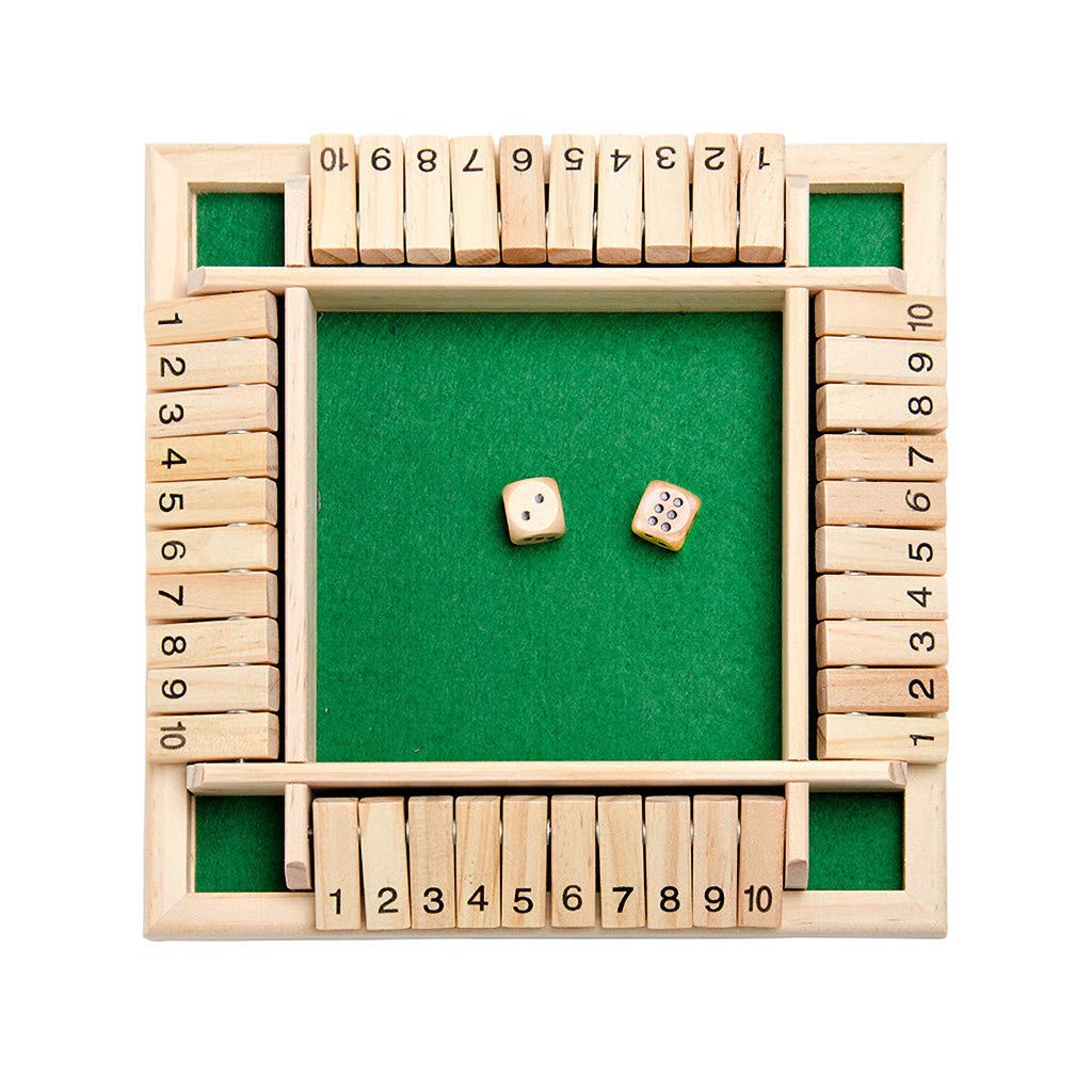 IHU Wooden Board Game A Classic Family Math Game, Wooden Sudoku Puzzle Board, Wooden Table Game Clas
