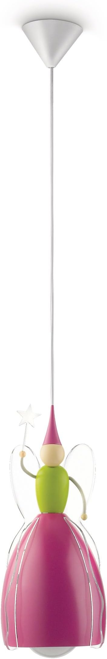Philips MyKidsRoom Fairy Children's Ceiling Light Multi Colour (Includes 1 x 20 Watts E27 Bulb)
