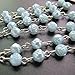 24 Pcs Blue Mini Rosary Baptism Favors with Angels for Boy Recuerdos de Bautizo Finger Rosaries Silver Plated