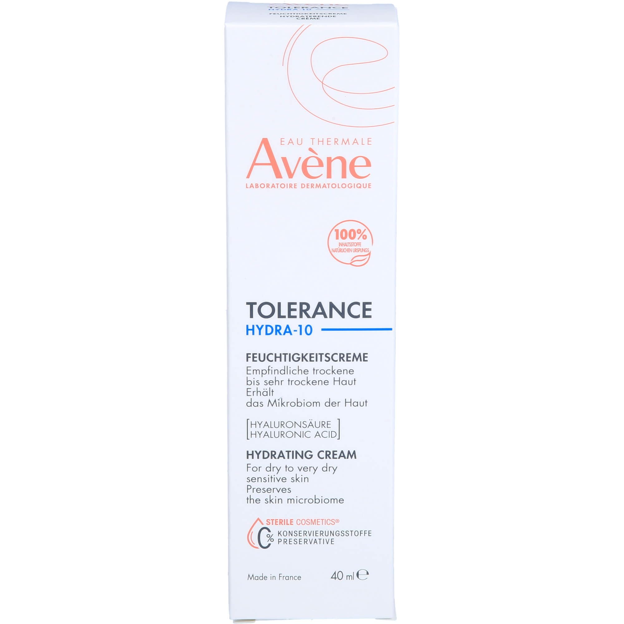 Avène Tolerance Hydra-10 Hydrating Cream 40ml