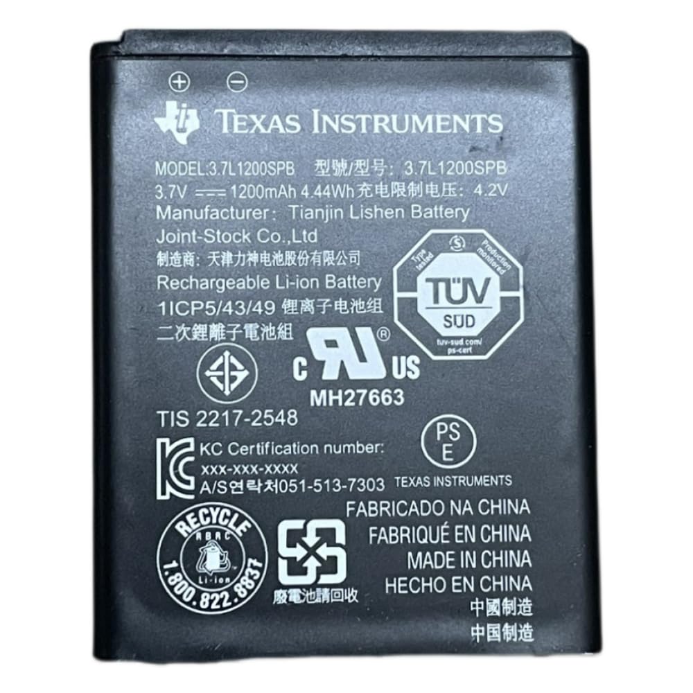 Texas Instruments N2BT/BKT/B TI Battery Pack for Nspire CX, TI-Nspire CX CAS, TI-84Plus CE-T