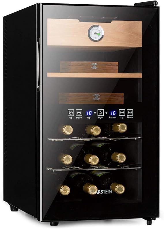 Klarstein El Dorado Humidor & Wine Cooler Volume 48 litres, Power