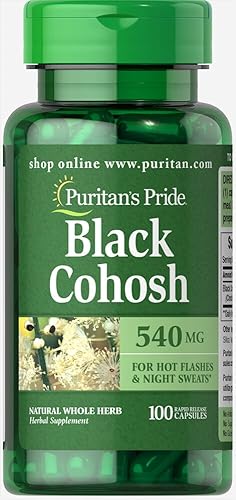 Puritan's Pride Black Cohosh 540 mg-100 Capsules