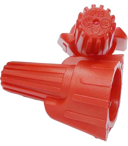 MaxBrite 100 PCS Tan Winged Wire Connectors, Easy Twist-On