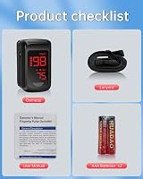 HOLFENRY Fingertip Pulse Oximeter Oxygen Monitor for Adults view 8