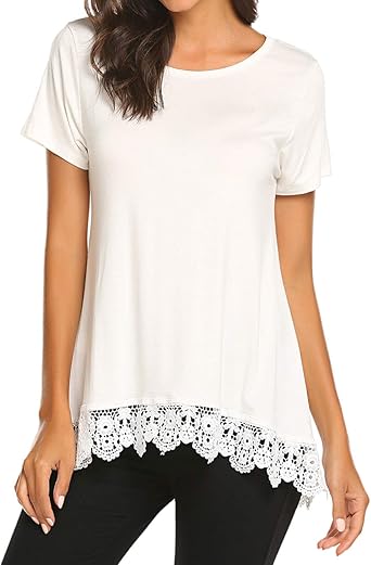 white flowy top short sleeve