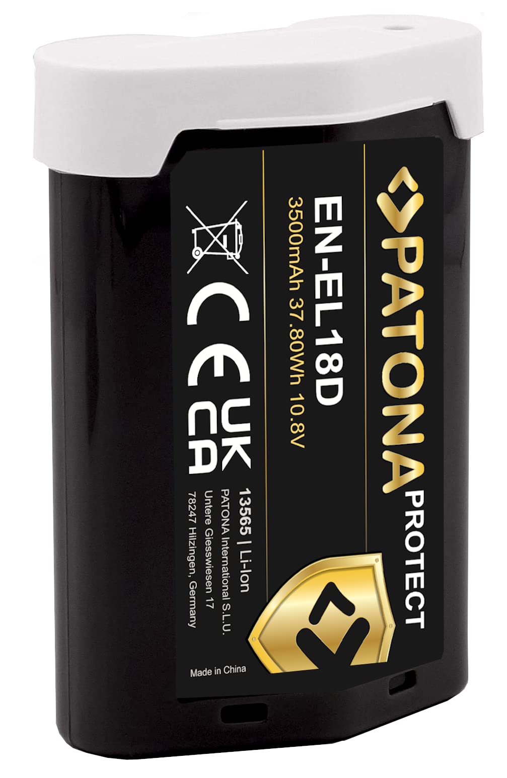 Batteria PATONA EN-EL18D Per Nikon - 3500mAh Con Custodia V1 - Foto 9