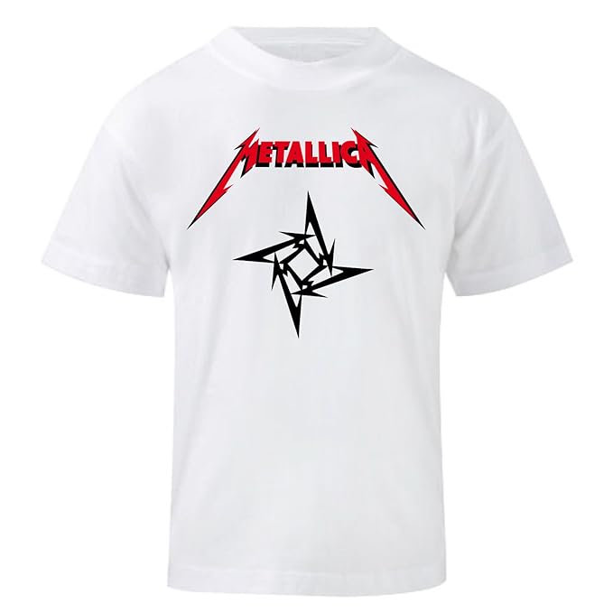 maglietta metallica bambino