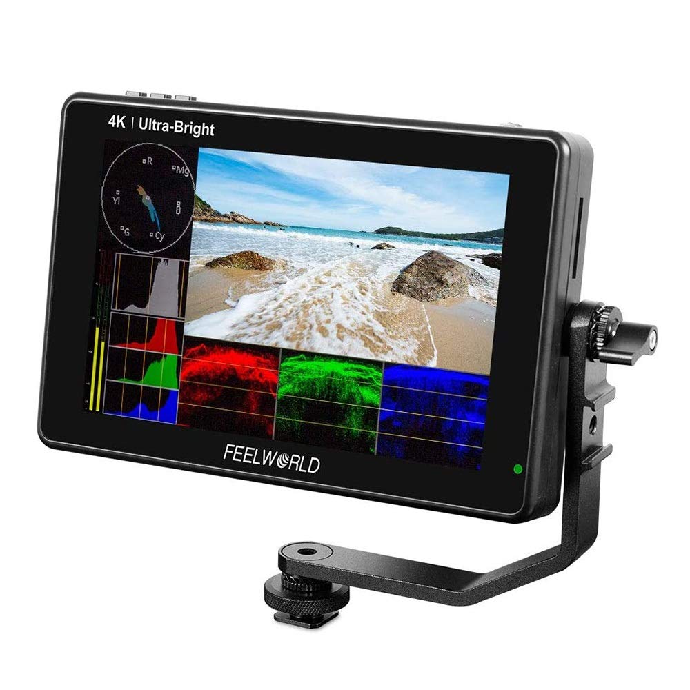 FEELWORLD LUT7 7 Inch Camera Video Monitor 3D LUT Touchscreen FHD Resolution with 4K HDMI Input Outp